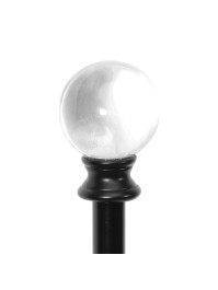 CANNE METAL BOULE DE CRISTAL 6CM X 94.5CM