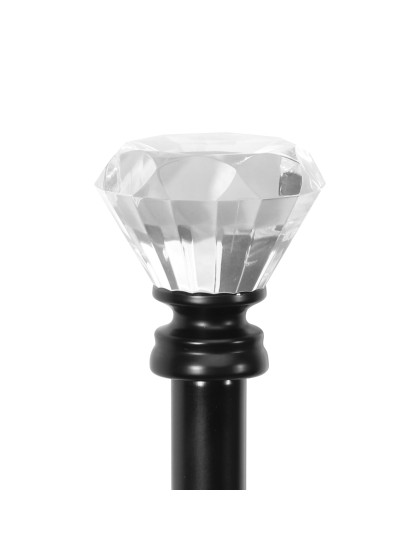 METAL WALKING CANE DIAMOND 6.2CM X 94.5CM