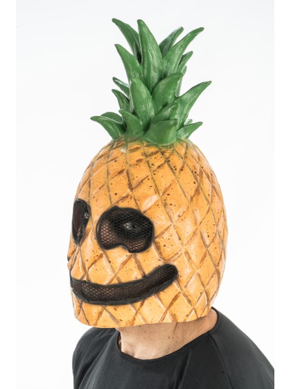 MASKE LATEX KOPF ANANAS 20CM X 20CM X 40CM