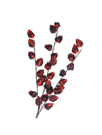 BLACK AND RED PHYSALIS STEM 82CM