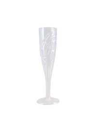 COUPE TRANSPARENTE MAIN SQUELETTE DIA BASE 6.2CM DIA COUPE 4.8CM X 20CM