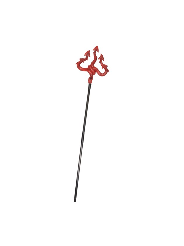 DREIZACK SCHLENGELN ROT 127CM