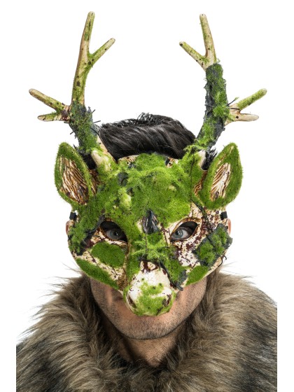 HALB MASKE HIRSCH EFFEKT SCHAUM 25.5CM X 8.5CM X 34CM
