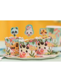 SET 12 MOULES A CUPCAKES PAPIER BANGOBERRY © DIA 6CM/7.5CM X 6CM