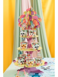 SUPPORT A MIGNARDISES BANGOBERRY © DIA 29.3CM/22.8CM/17.3CM X 63.7CM