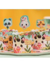 SET 8 PICKS CUPCAKES BANGOBERRY © 3CM X 8CM