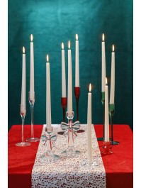 TISCHDECKE SAMT LUXUS 210GSM ROT 145CM X 240CM