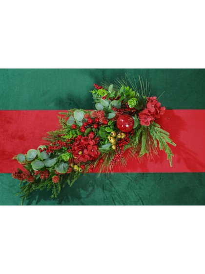 NAPPE VELOURS LUXE 210GSM VERT EVERGREEN 145CM X 240CM