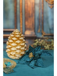 DELUXE VELVET TEAL TABLECLOTH 210GSM 145CM X 240CM