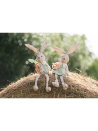 HASE ASSIS GRÜN SALBEI CHARLIE 2 SORT. 19CM X 10CM X 68CM