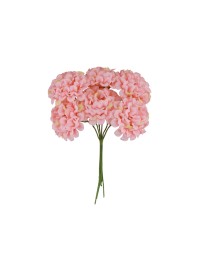 6 PINK MINI HYDRANGEA 10CM X 4CM X 14CM