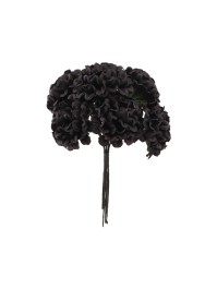 6 MINI HORTENSIEN SCHWARZ CA. 10CM X 4CM X 14CM