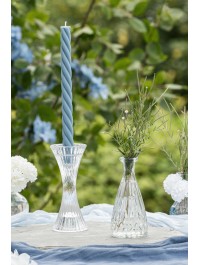 VASE ALEXANDRINE VERRE TRANSPARENT DIA 6.8CM X 14.5CM