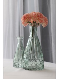 VASE ALEXANDRINE GLAS GRÜN SALBEI DIA 6.8CM X 14.5CM