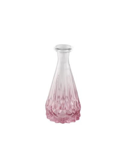 MINI VASE ALEXANDRINE GLAS DEGRADE ROSA BLUSH DIA 5CM X 10.7CM