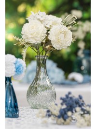 VASE CATHERINE GLAS TRANSPARENT DIA 10CM X 18CM