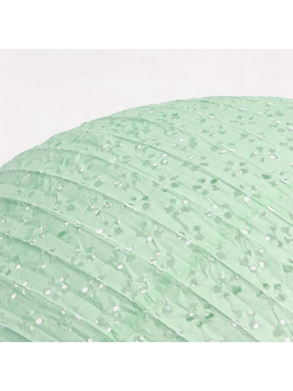 BIG SIZE SAGE GREEN PAPER LANTERN FLOWERS DIA 60CM X 56CM
