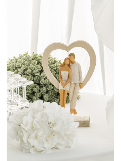 PAAR ASSIS LOVE MOMENT 16CM X 9.5CM X 26CM
