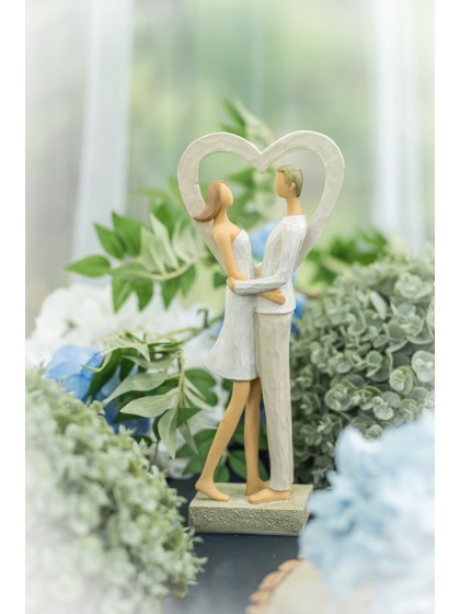 COUPLE DEBOUT LOVE MOMENT 11.5CM X 6CM X 27.5CM