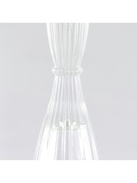KERZENHALTER GLAS FACKELKERZE BALLERINA DIA 6.5CM X 20CM