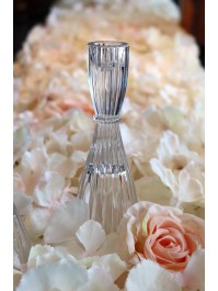 KERZENHALTER GLAS FACKELKERZE BALLERINA DIA 6.5CM X 20CM