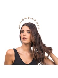 SERRE TETE DOUBLE COURONNE D’ETOILES OR TU