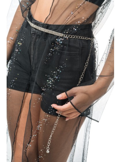 BELT WITH RHINESTONES 