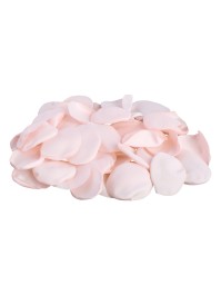 BEUTEL 400 ROSA BLÜTEN SATIN ROSA PASTELL EPS 3CM X 4CM
