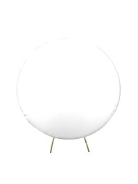 WHITE BACKGROUND COVER FOR ROUND ARCH DIA 2M