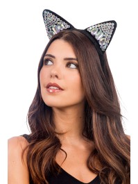 DIAMONDS CAT EARS HEADBAND 22CM X 17CM