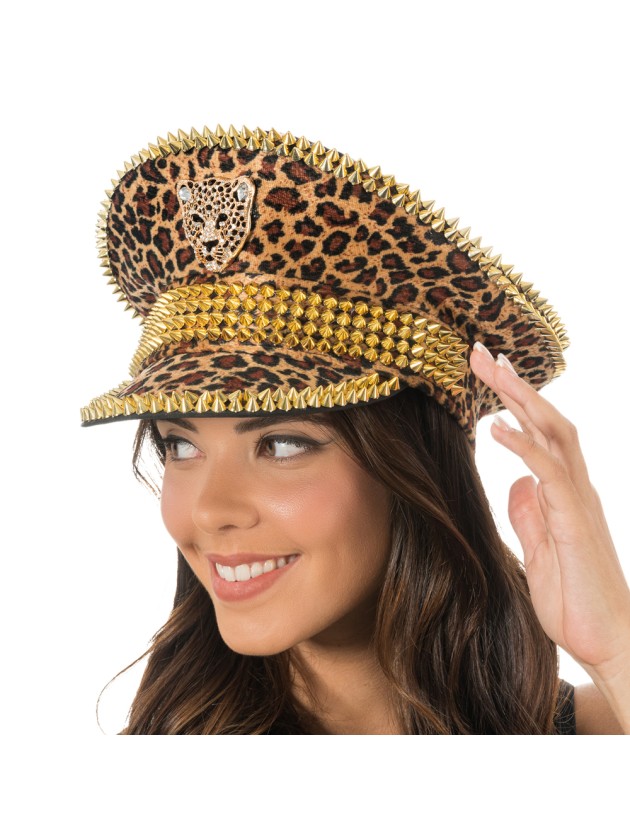 HUT SCHIRMMÜTZE LEOPARD DU