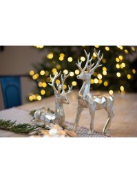 RENTIER DEBOUT GEOMETRIQUE KUNSTSTOFF GOLD 24CM X 9CM X 36CM