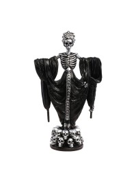 STATUE SKELETON QUEEN 21CM X 10.5CM X 36,5CM
