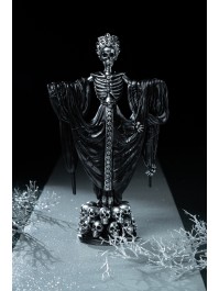 STATUE SKELETON QUEEN 21CM X 10.5CM X 36,5CM