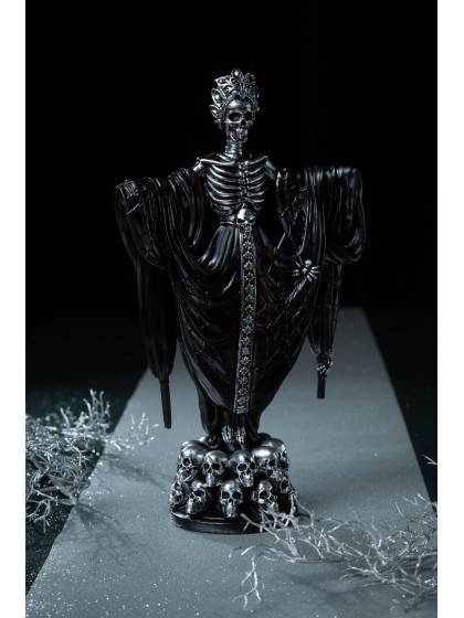STATUE SKELETON QUEEN 21CM X 10.5CM X 36,5CM