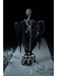 STATUE SKELETON QUEEN 21CM X 10.5CM X 36,5CM