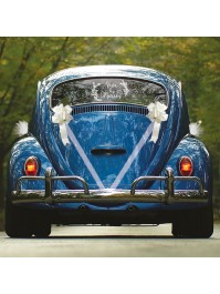 SET AUTO ES LEBE DAS BRAUTPAAR WEISS 6 TEILE 