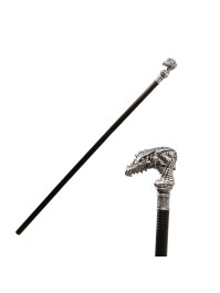 CANNE PLASTIQUE DRAGON ARGENT 106CM - A ASSEMBLER