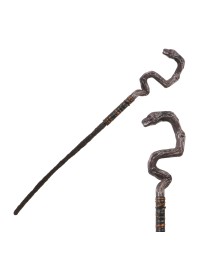 FOREST SNAKE PLASTIC WALKING CANE 112.2CM - TO ASSEMBLE