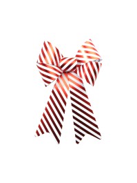 1 NOEUD PVC CANDY STRIPES 22.9CM X 38.1CM