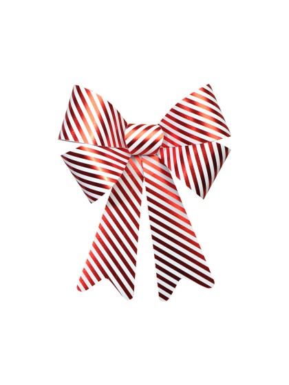 1 PVC BOW CANDY STRIPES 36.5CM X 50.8CM