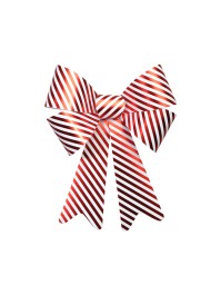 1 PVC BOW CANDY STRIPES 36.5CM X 50.8CM