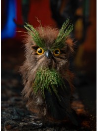 HIBOU DE FORET MOYEN 12CM X 10CM X 20CM
