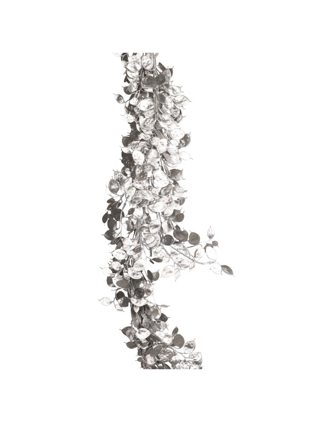 GIRLANDE MONNAIE AUS PAPE SILBER 170CM X 15CM