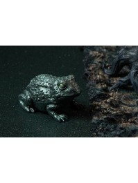 KRÖTE KUNSTSTOFF GRÜN SCHILLERND 7.5CM X 12.5CM X 6.5CM