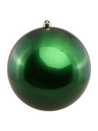 WEIHNACHTSKUGEL KUNSTSTOFF STARR EFFEKT SATINARTIG GRÜN DIA 40CM