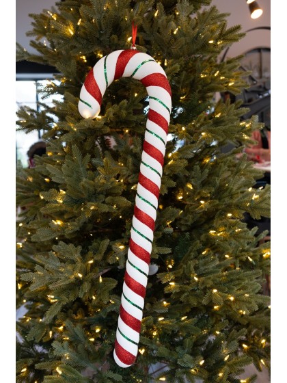 XL CANDY CANE TO HANG CANDY STRIPES 25.4CM X 5CM X 91.5CM