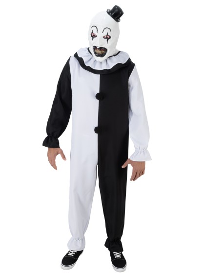 MASQUE LATEX DELUXE ART LE CLOWN - TERRIFIER® 22CM X 30CM X 32CM