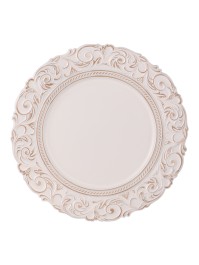 SOUS-ASSIETTE PP RELIEF BAROCO DIA 33CM