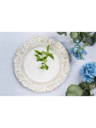 SOUS-ASSIETTE PP RELIEF BAROCO DIA 33CM